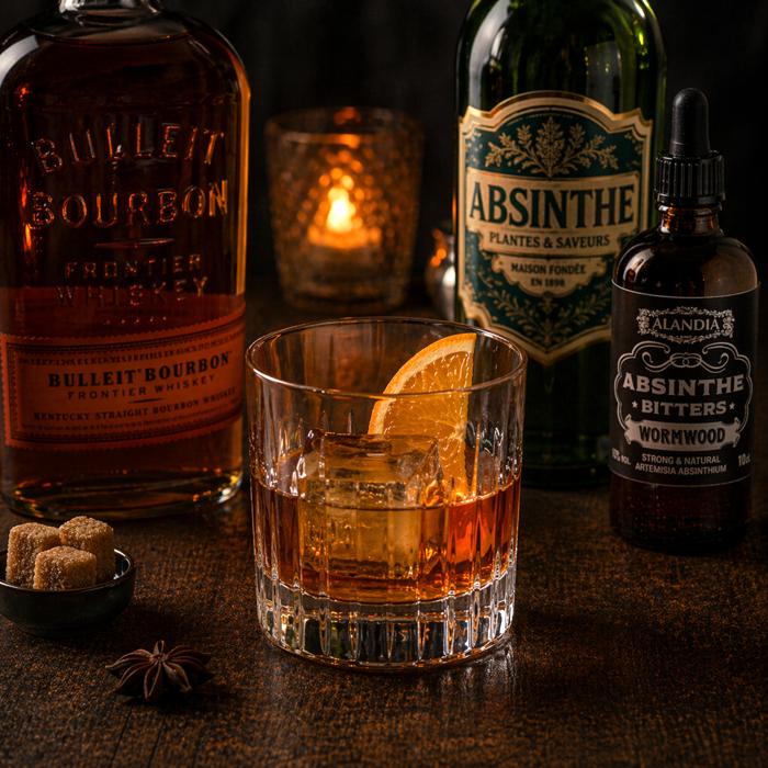 Cocktail Bitters: Old Fashioned with Wormwood Bitters 