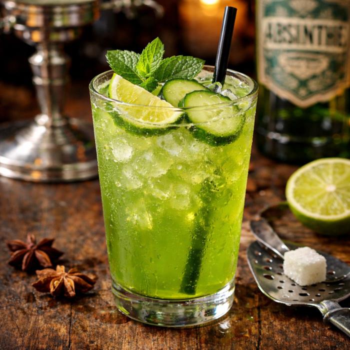 Cocktail with Absinthe: Green Beast 