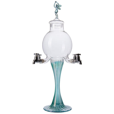 Glass Fountain Boule Green Line 4 taps