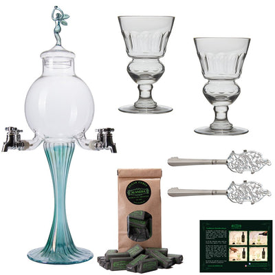 Absinthe Fountain Set Boule Green Line - Standard
