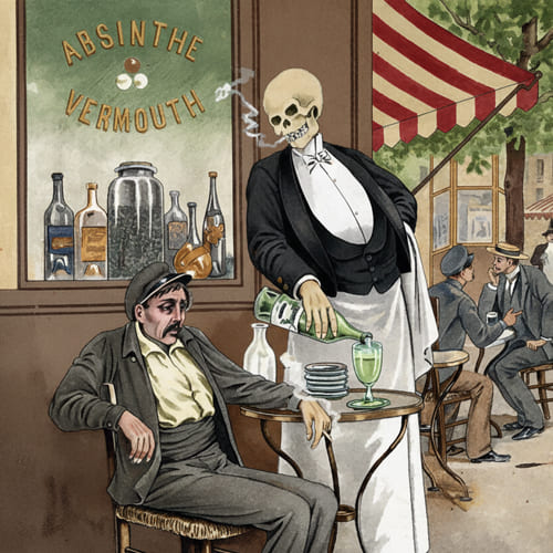 Absinthe Hamlet Hardcore Black 500 ml 69% – ALANDIA