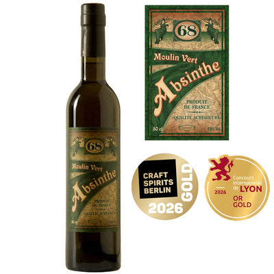 Absinthe ALANDIA Moulin Vert 500 ml 68%